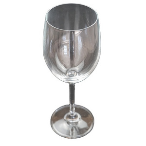 Factory direct sale customized logo lead free goblet 10oz Stemware Clear Burgundy Wine Glasses