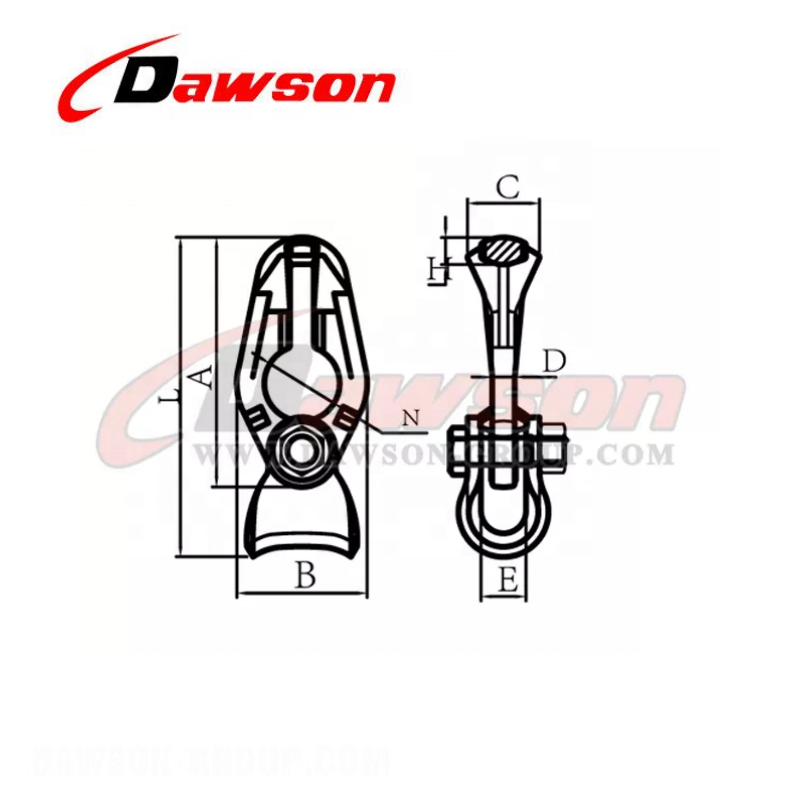 DS1037 G100 7-10MM Chain Rope Connector for Logging