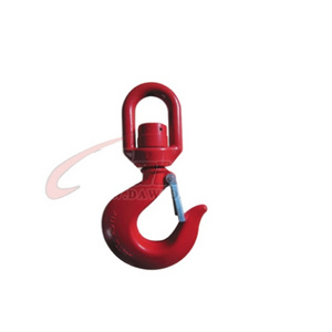 G80 Swivel Hook with Safety Latch for Heavy Duty Crane Lifting Chain Slings