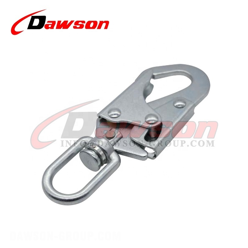 DAWSON China Factory Climbing Swivel Survival Safety Body Harness Scaffolding Steel Snap Hook