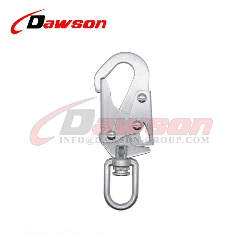 DAWSON China Factory Climbing Swivel Survival Safety Body Harness Scaffolding Steel Snap Hook