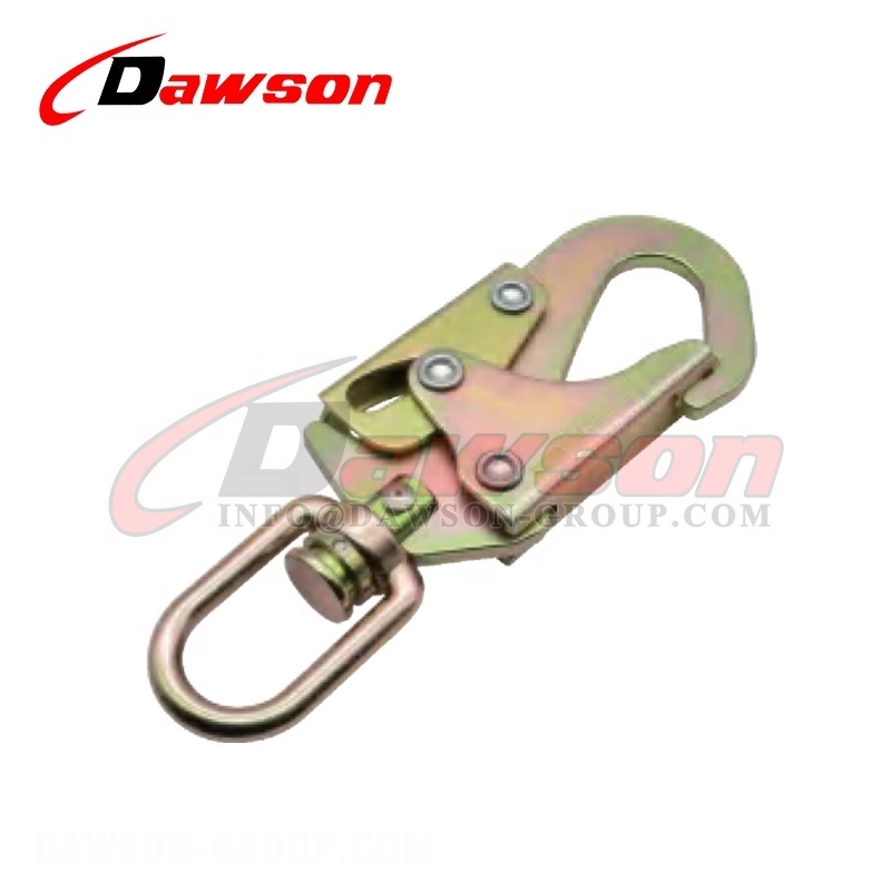 DAWSON China Factory Climbing Swivel Survival Safety Body Harness Scaffolding Steel Snap Hook