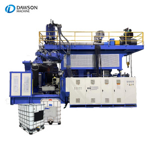 HDPE multi layers 2 layers chemical water oil 1000L IBC tote container IBC tank extrusion blow molding making machine