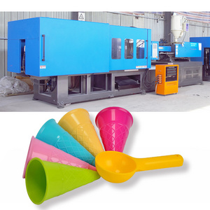 Mini Kids Plastic Ice Cream Cone Tea Toys Shovel Hand Scoop Children Play Sand Toys Injection Molding Machine