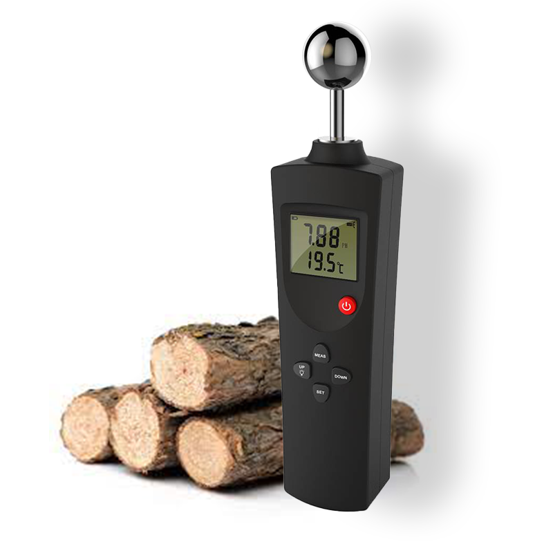 portable pinless low investment price smart digital mini building material concrete wall wood pellets chips moisture meter