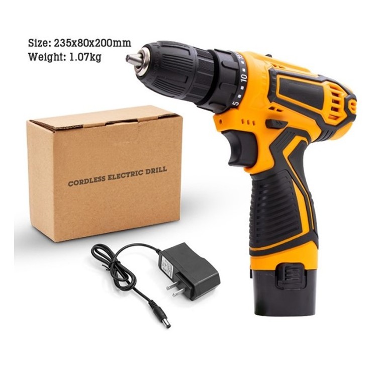 Electric Combo Drill Power Craft Cordless Portable Tools Wireless Nail Drill Battery 18V Charged Drills