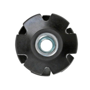 Three Layer 7/16" Friction Ring Stem Sunflower Star Nut Spring Metal Threaded Tube Inserts For Pintle Glide