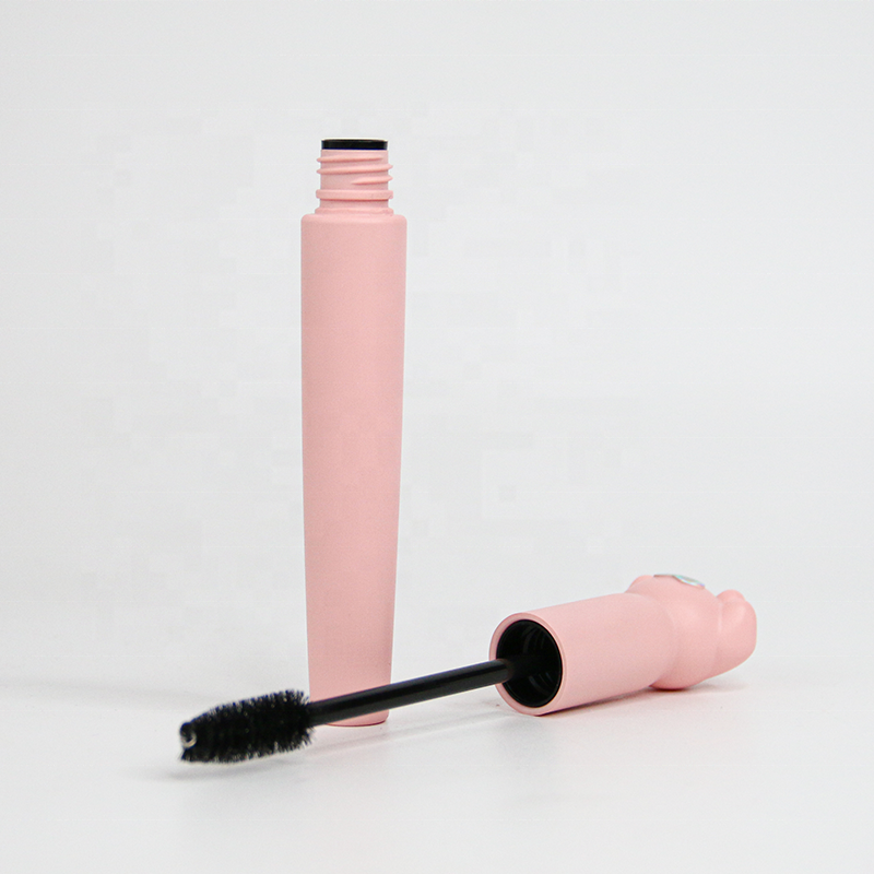 Empty Mascara Tube Refillable Pink Mascara Tube Empty Mascara Bottle with Rubber Inserts for DIY Eyelash