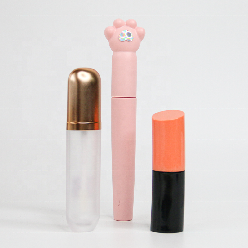 Empty Mascara Tube Refillable Pink Mascara Tube Empty Mascara Bottle with Rubber Inserts for DIY Eyelash