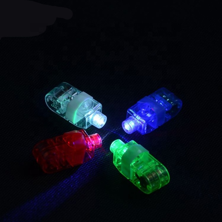 led finger light Promotional Custom Logo Printed Light Up Flashing Finger Ring LED Light candy toys kid