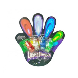 led finger light Promotional Custom Logo Printed Light Up Flashing Finger Ring LED Light candy toys kid