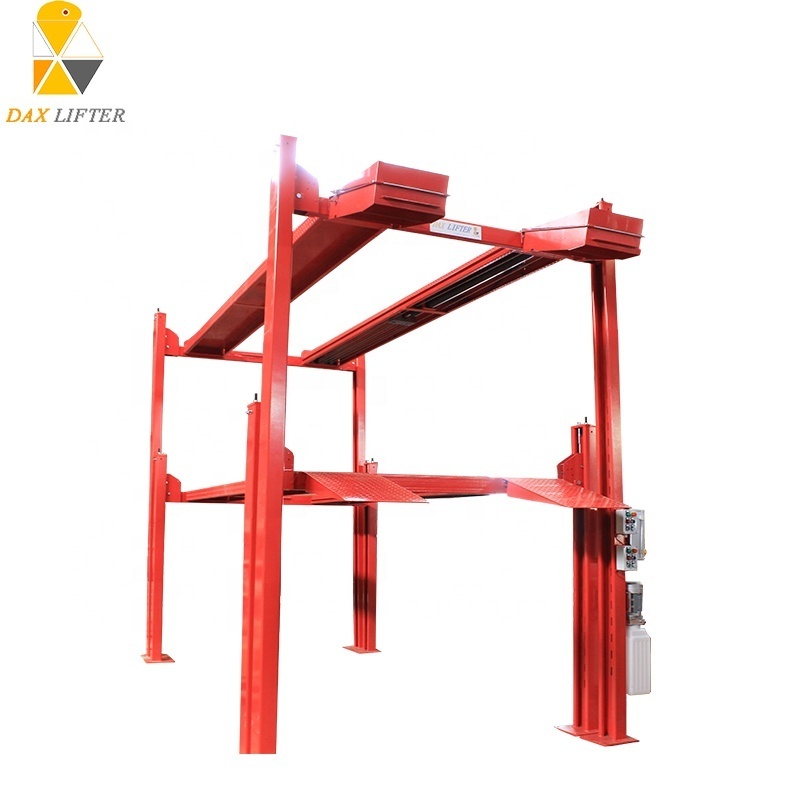 China Supplier Vehicle Warehouse Use Safe Durable Three Levels Hydraulic Parking System Machine