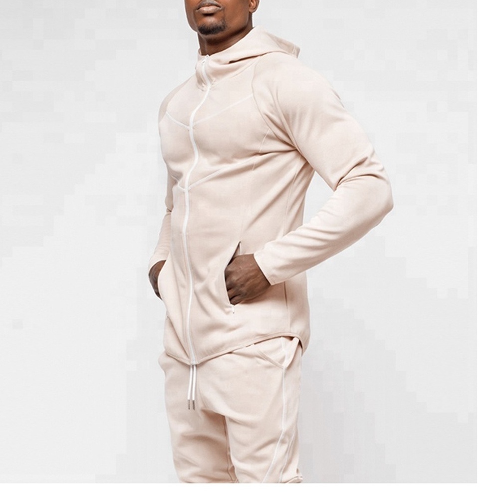 High quality fashion wholesale 2024 men unisex jogger tracksuit wear custom logo casual fit joggers suits set for men clothing