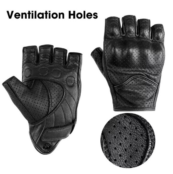 Motorbike Motocross Gloves Cycling Half Finger Tactical Hand Gloves For Bike Motorcycle Leather Gloves With Custom Logo