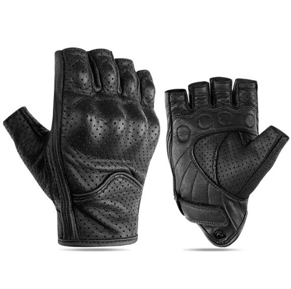 Motorbike Motocross Gloves Cycling Half Finger Tactical Hand Gloves For Bike Motorcycle Leather Gloves With Custom Logo