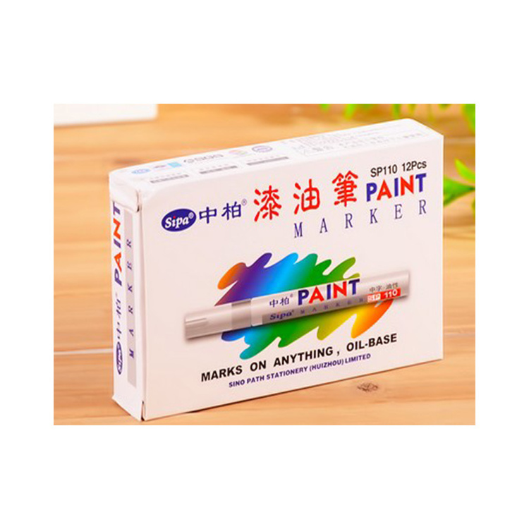 Japan White Permanent Marker Car Tyre Tire Metal Paint Marker Pens