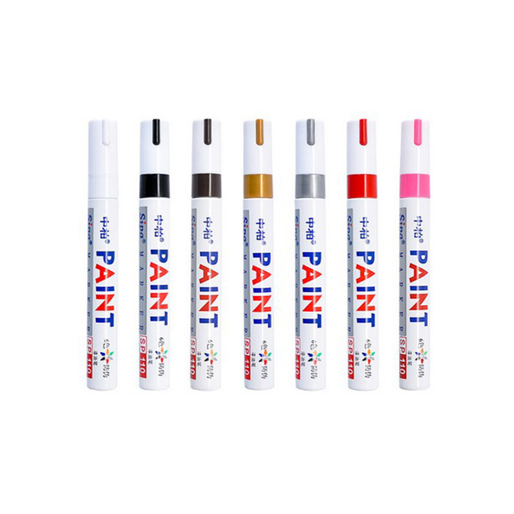 Japan White Permanent Marker Car Tyre Tire Metal Paint Marker Pens