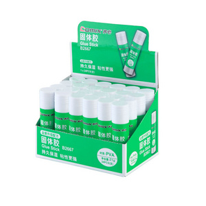 Glue Stick 0.74 oz White Washable Glue Stick Sticks Immediately Perfect for School Screw on Cap Pack of 24