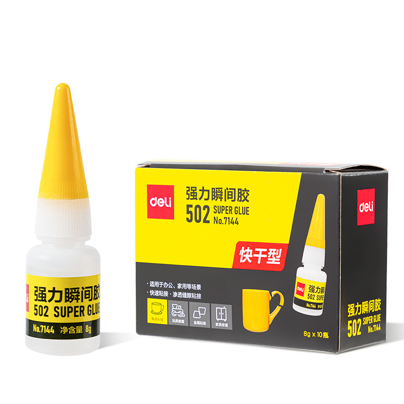 Tube Packing 8g per pcs  502 Ethyl Cyanoacrylate Supper Glue Adhesive