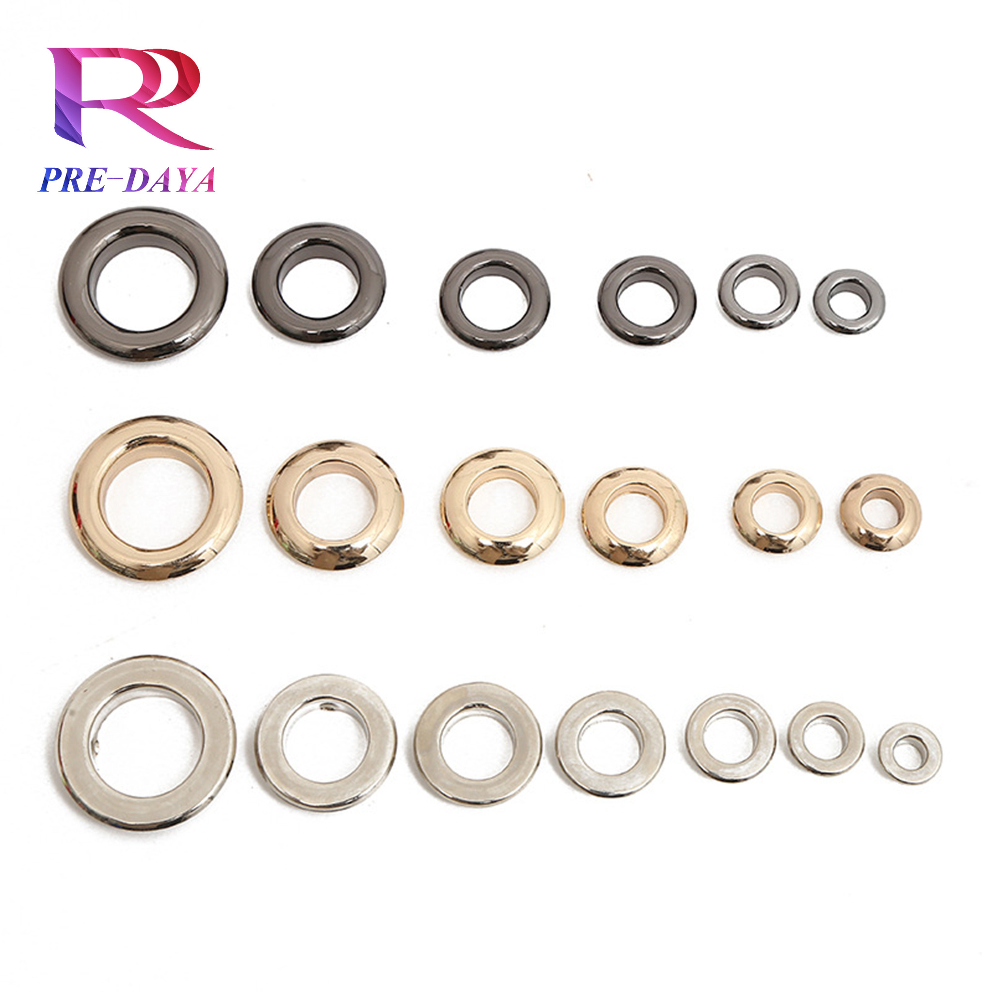 Good Price Small Eyelets 5mm 6mm 8mm Eyelets Grommets Custom Metal Copper Stainless Steel Eyelet