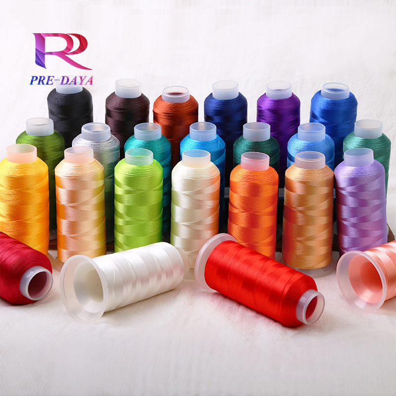 Factory 150D/2 Spun 100% Polyester Sewing Thread  Color Customized Sewing Machine Thread