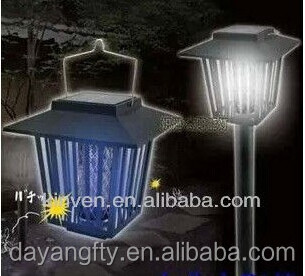 Dayoung Eco-friendly Solar Electric Outdoor garden power Garden mosquito fly trap/killer lamp pest control