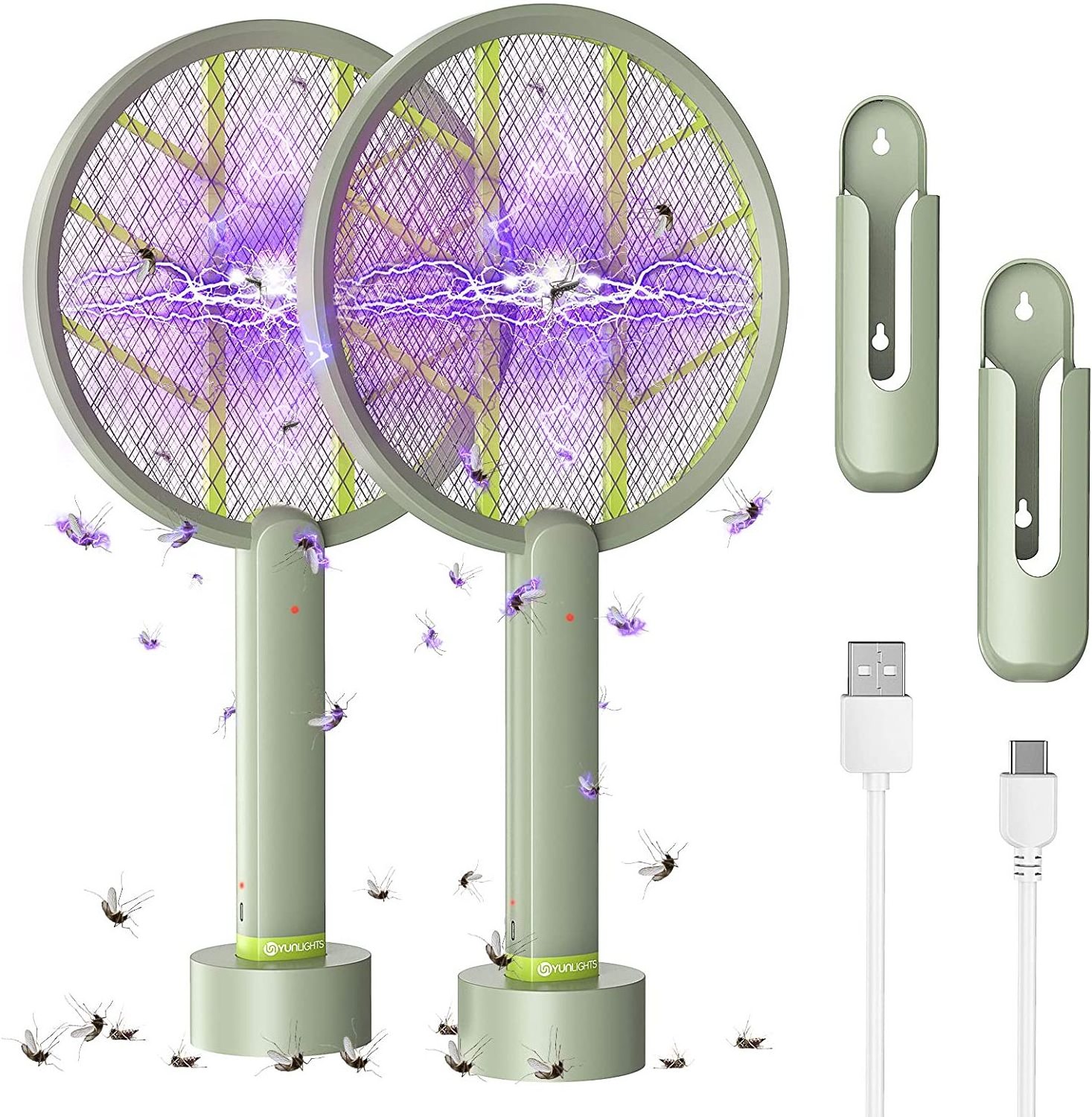 Dayoung High Quality Bug Zapper Mosquito Killer Outdoor Pest Control Electric Fly Swatter Rechargeable Mosquito Killer