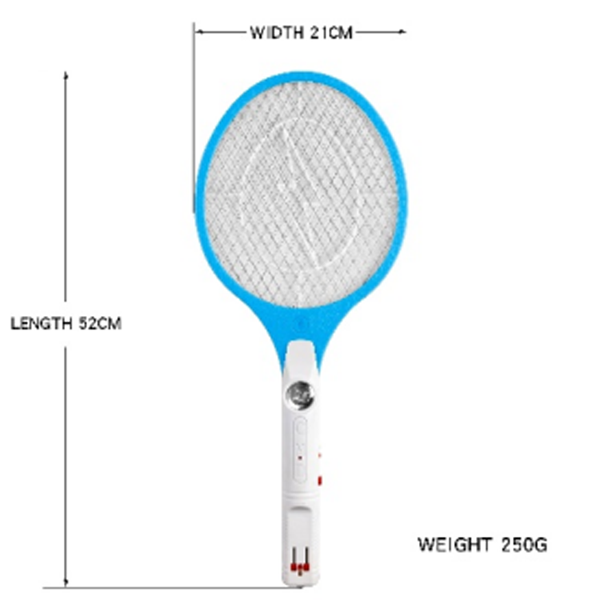 Multifunction electric fly swatter electric mosquito zapper mosquito racket electric fly swatter