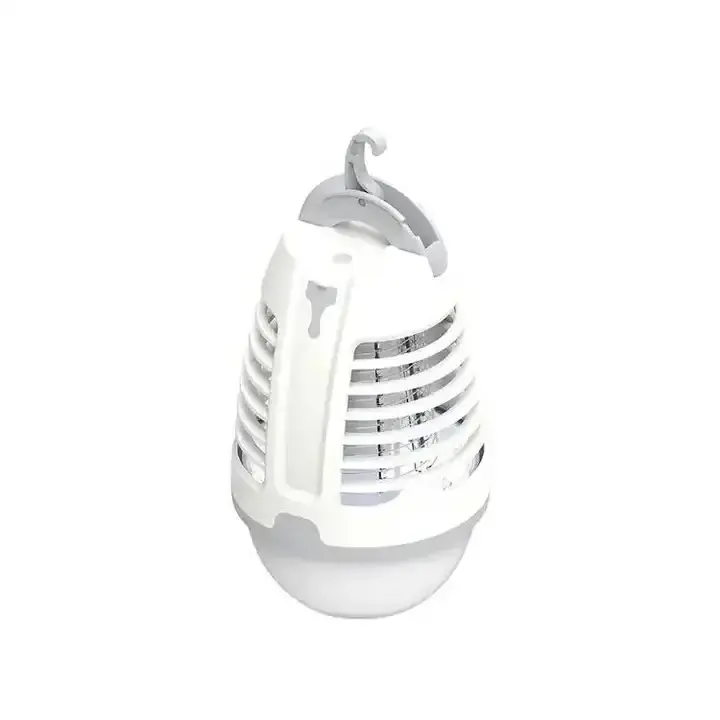 5W Camping Waterproof Pest Control Outdoor Bug Zapper Killer Lamp USB Rechargeable Patent Mosquito Killer Bulb 2 in 1