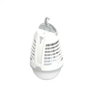 5W Camping Waterproof Pest Control Outdoor Bug Zapper Killer Lamp USB Rechargeable Patent Mosquito Killer Bulb 2 in 1