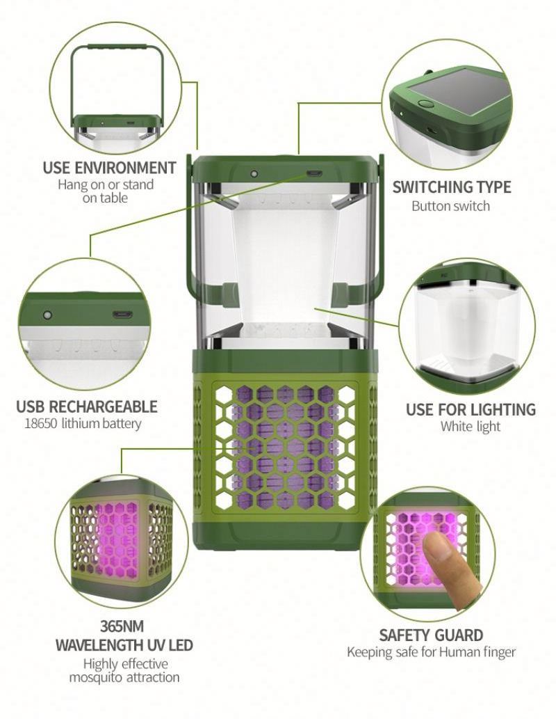 Dayoung Outdoor led camping lantern outdoor led camping lantern bug zapper mosquito killer lamp