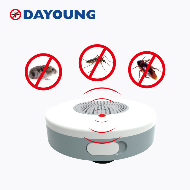 Dayoung Solar Powered Ultrasonic Bug Zapper Insect Pest Control Bug Zapper Anti Mosquito Repellent Device