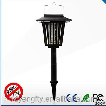 Dayoung Eco-friendly Solar Electric Outdoor garden power Garden mosquito fly trap/killer lamp pest control