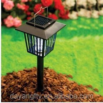 Dayoung Eco-friendly Solar Electric Outdoor garden power Garden mosquito fly trap/killer lamp pest control