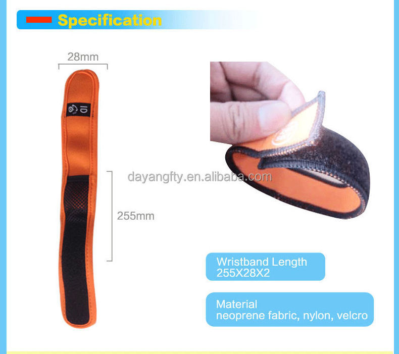 Dayoung Neoprene mosquito repellent bracelet with refills