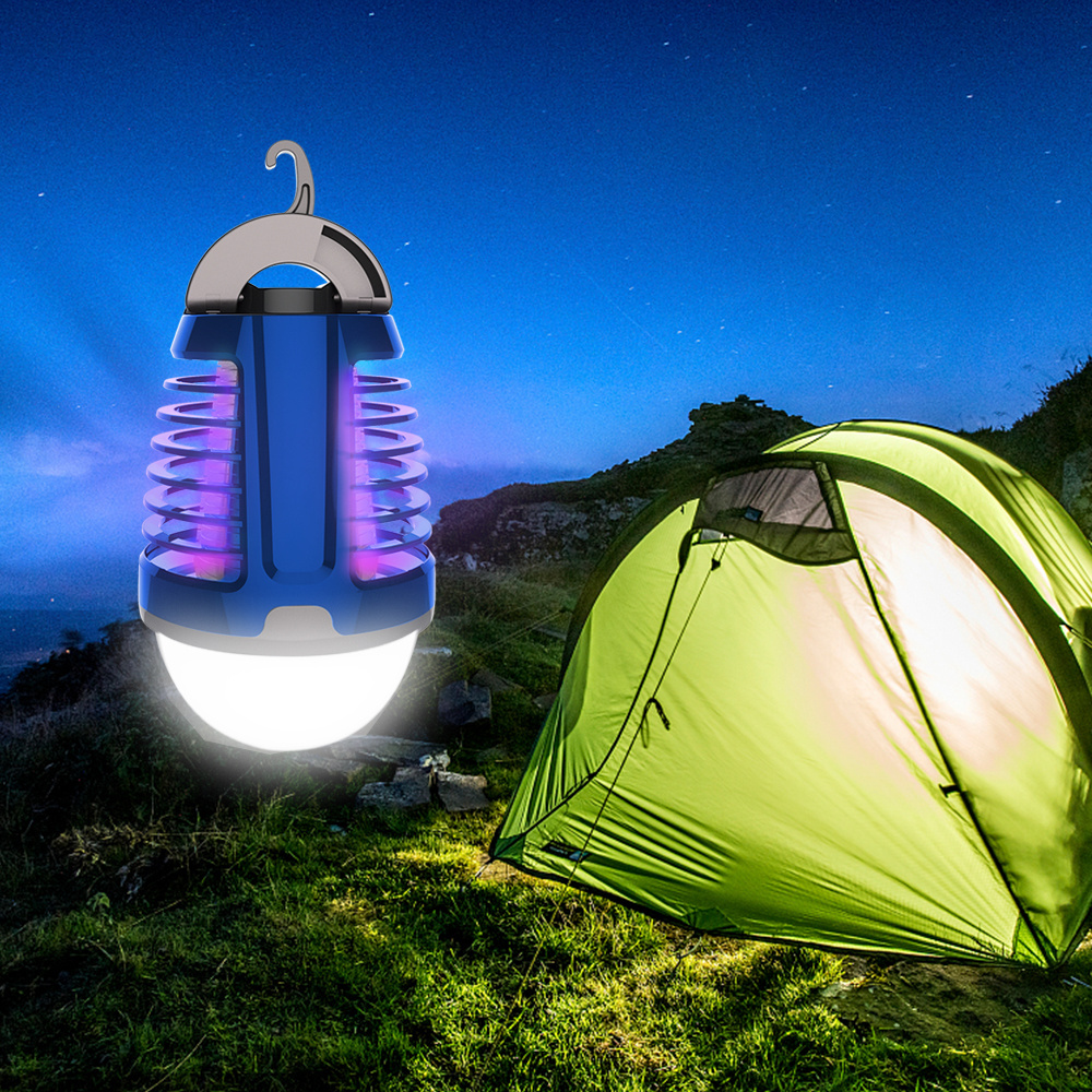 2022 Micro USB lithion battery Lantern Tent Light mosquito killer lamp outdoor camping bug zapper