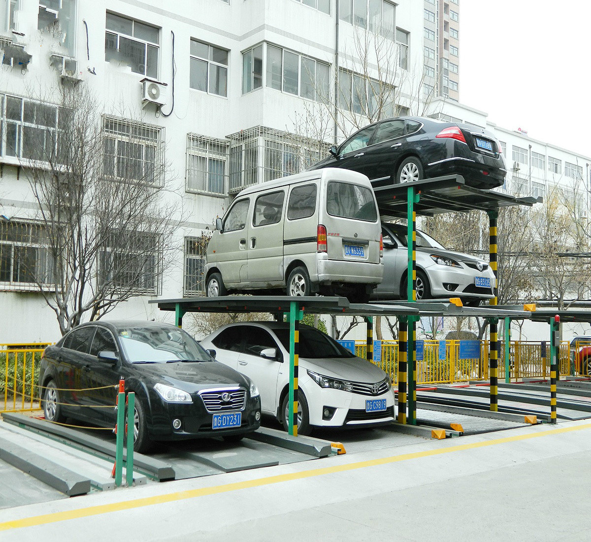 vertical parking garage lift automated car parking system garage car parking lift