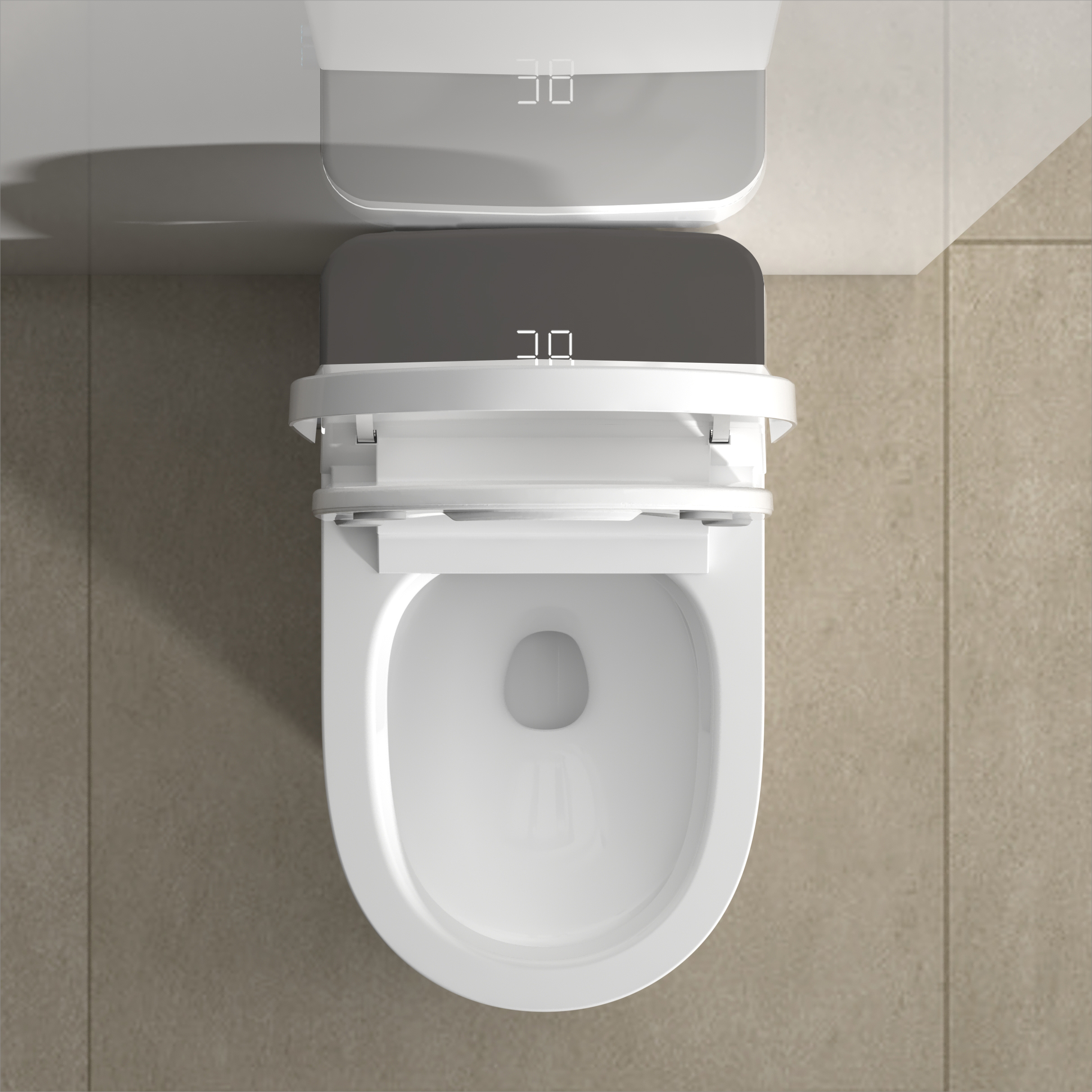 Smart Intelligent Ceramic One-Piece WC Toilet Bowl New Product Bidet WC for Bathroom Smart Toilet