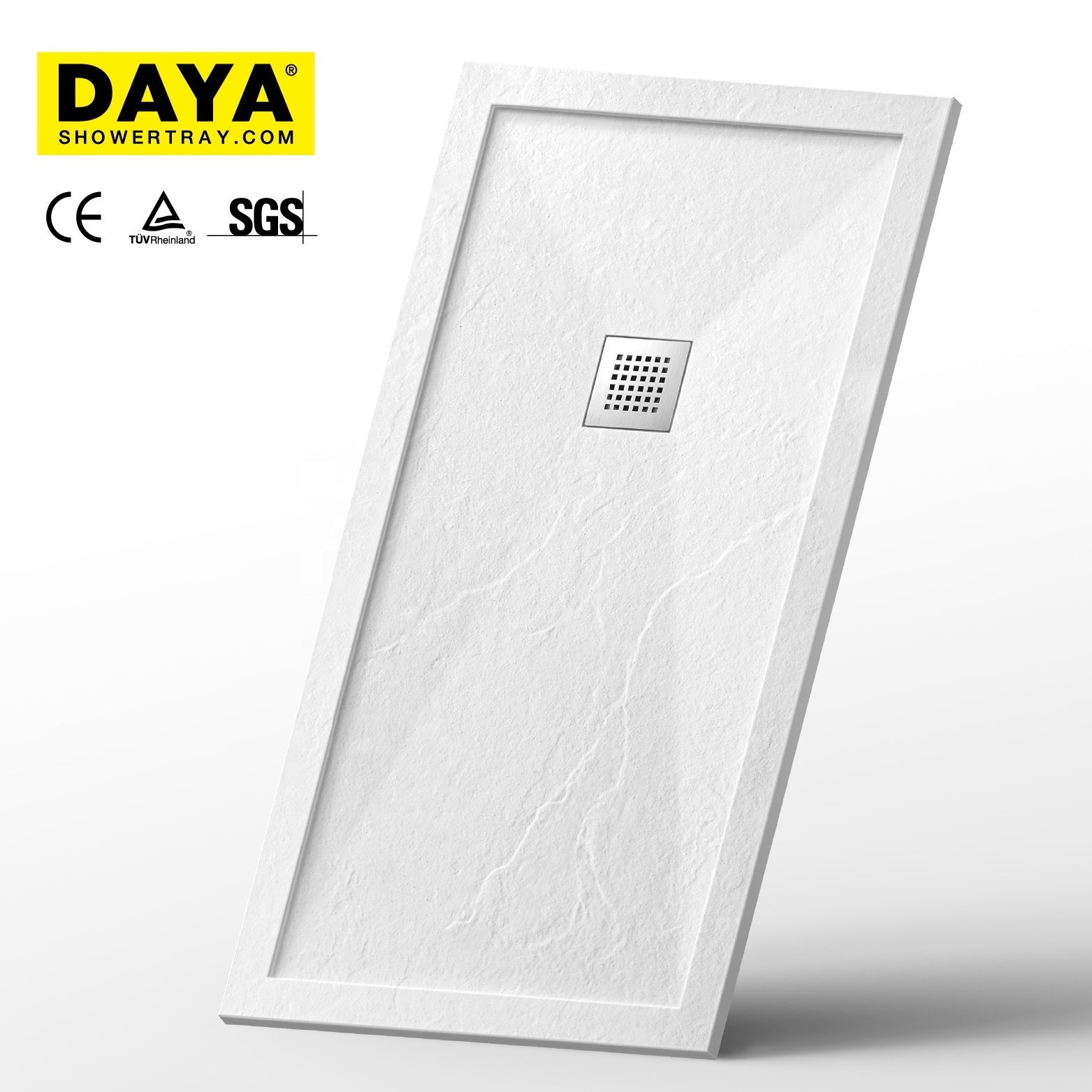 Modern Design Shower Wall Panel Resin Stone Shower Base Anti Slip Shower Tray Base