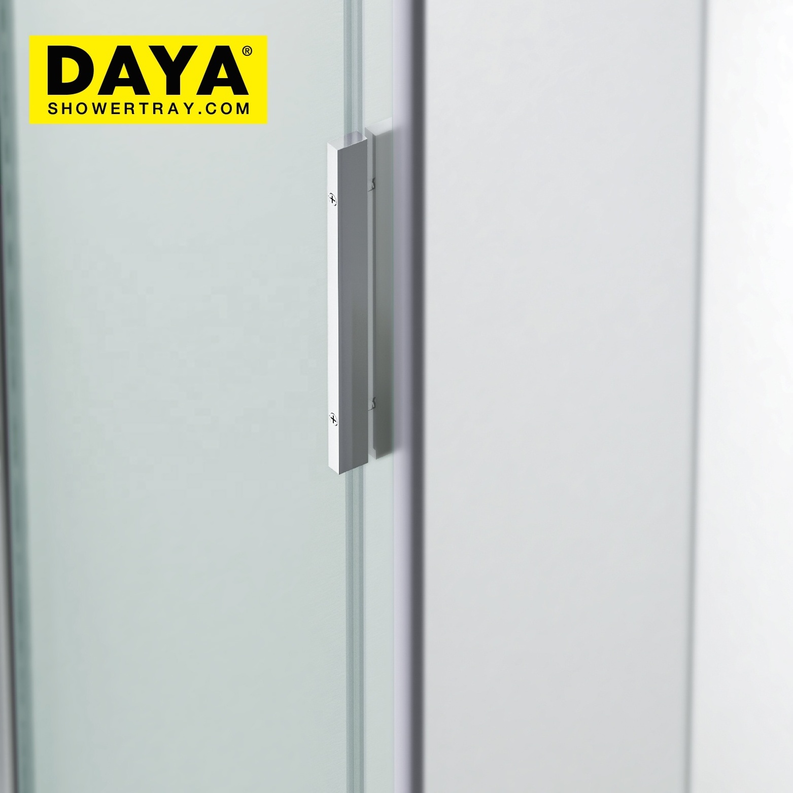 Hotel/Home/Villa Bathroom Shower Enclosure Aluminum Sliding Shower Door Transparent Shower Glass Door