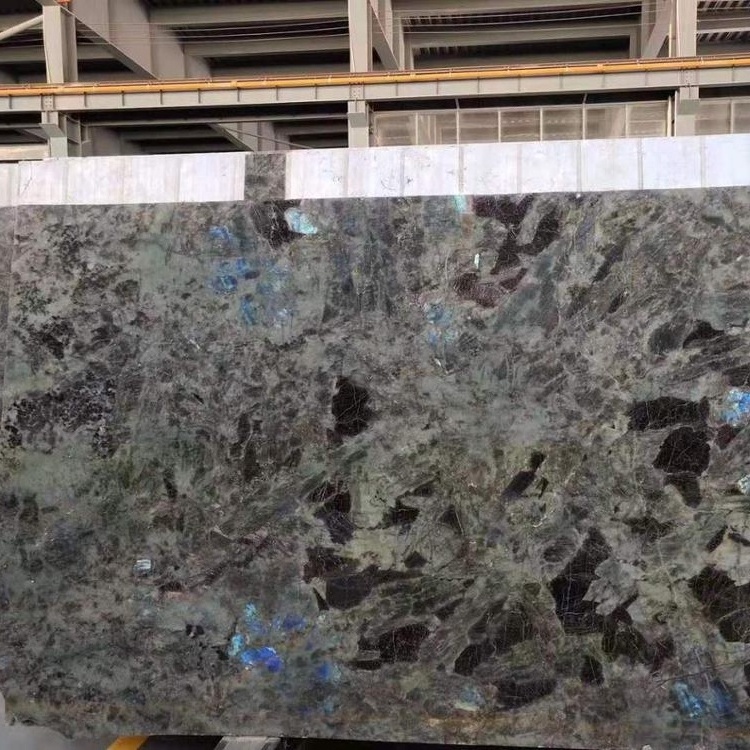 Wholesale Blue Granite Slabs Polished Madagascar Lemurian Blue Granite slabs For Kitchen Countertops