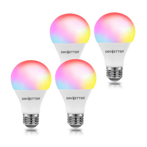 9W smart A60 bulb 6 Pack Set E27 RGB Cold Warm White Dimmable App Control Lamp Housing LED Light Bulbs