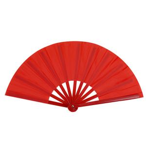 Chinese Traditional Tai Chi Plastic Bone Folding Fan Chinese Martial Arts Fan Dance Single Double-sided Hand Fan