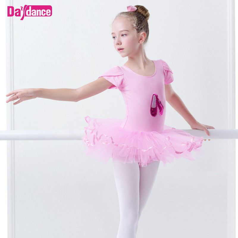 Pretty Sequins Girls Princess Ballet Tutu Dress