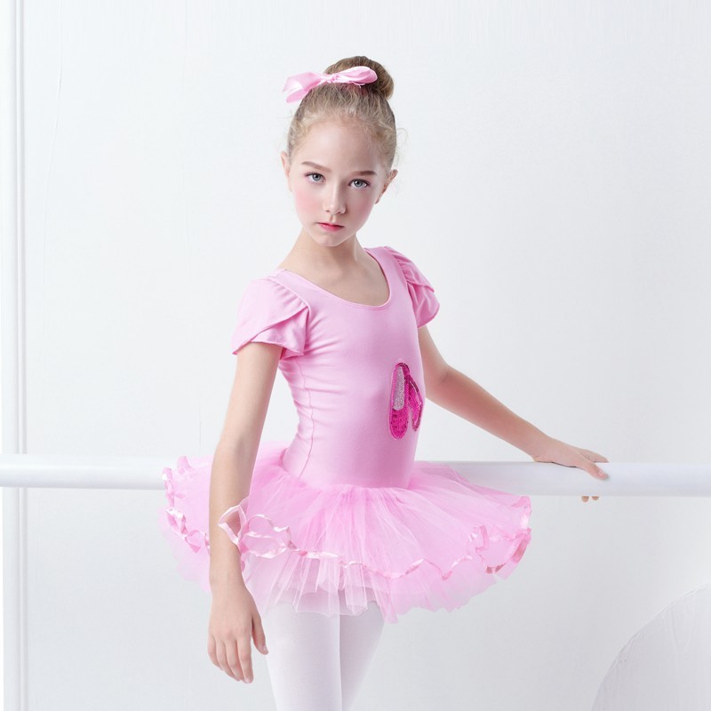 Pretty Sequins Girls Princess Ballet Tutu Dress