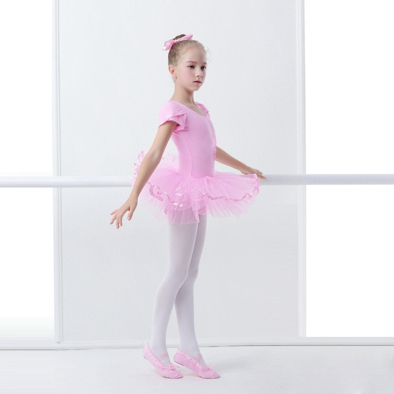 Pretty Sequins Girls Princess Ballet Tutu Dress