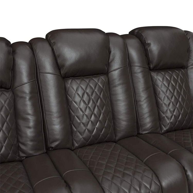 Luxury Electric Genuine LeatherHigh Quality Luxury E Home Theater Seating Furniture,High End power Recliner Theater Room Seating