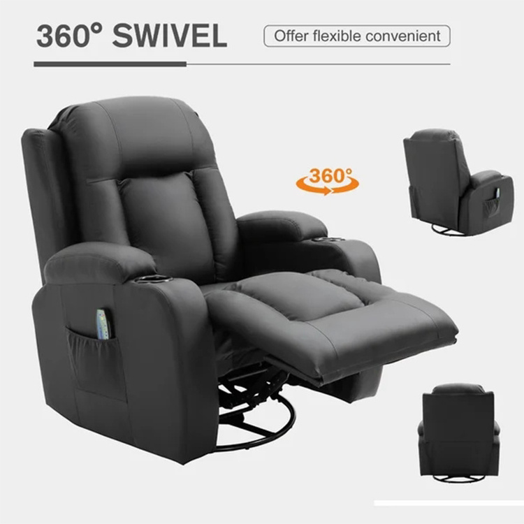 Factory direct hot sale leather power heat massage electric recliner  lift up  chair with USB charger with wholesaler price