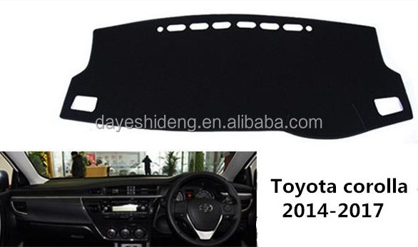 TAIJS Factory Polyester fabric Car Dashboard Mat Cover for Toyota Camry Rav4 Camry Crown Corolla Vios Highlander Land Cruiser