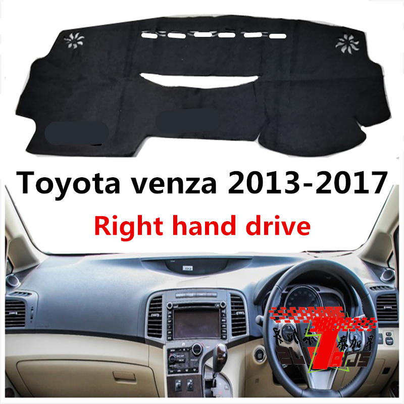 TAIJS dacron fiber avoid cracking good material new arrived creative mat heat sell car dashboard cover for Toyota Venza 2013